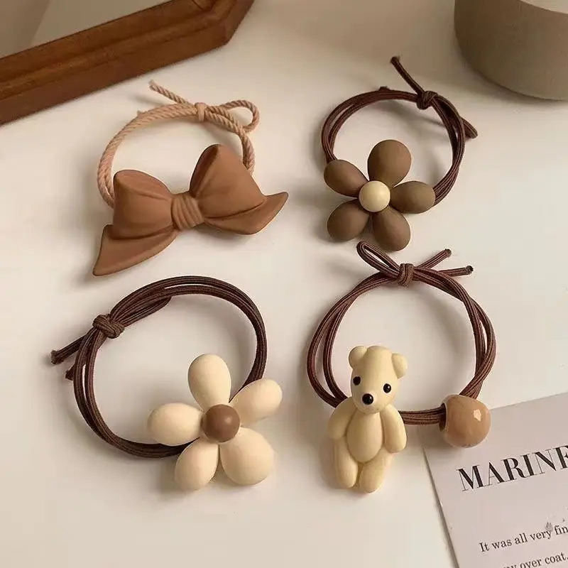 Korean Hair Rings for Women 2022 New Rubber Band - Image 5