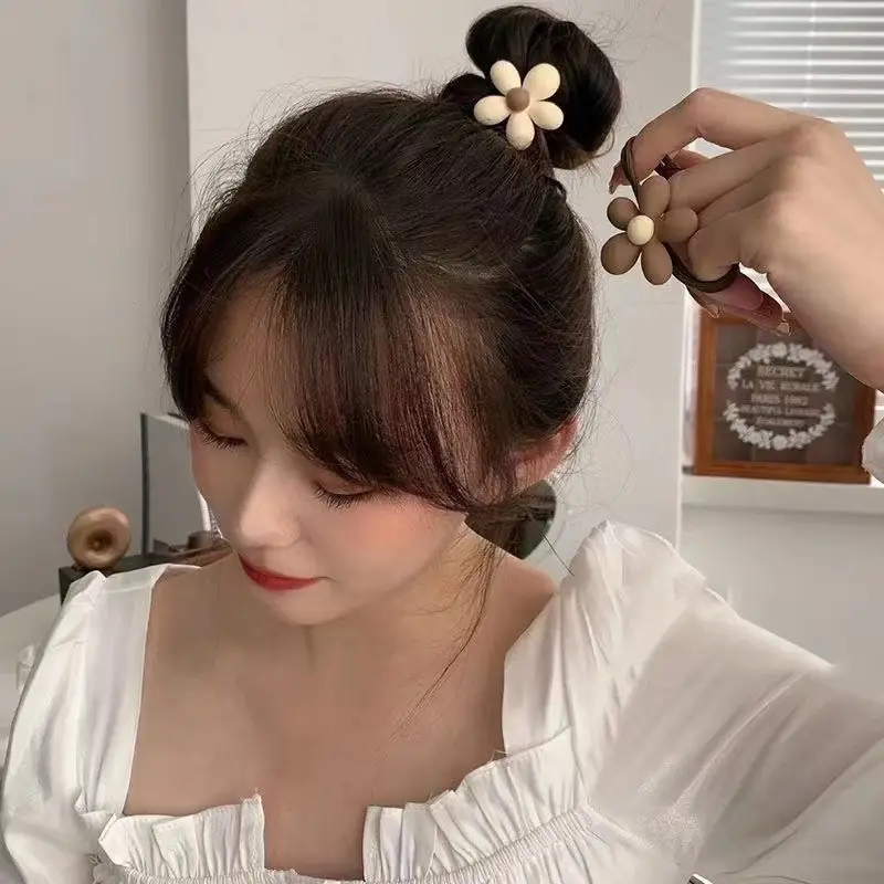Korean Hair Rings for Women 2022 New Rubber Band - Image 6