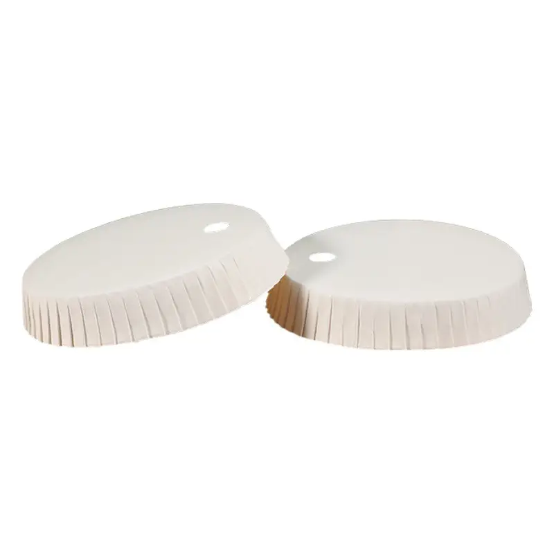 Whiteboard Paper Cup Covers with Holes for Hair Salon & Home Use