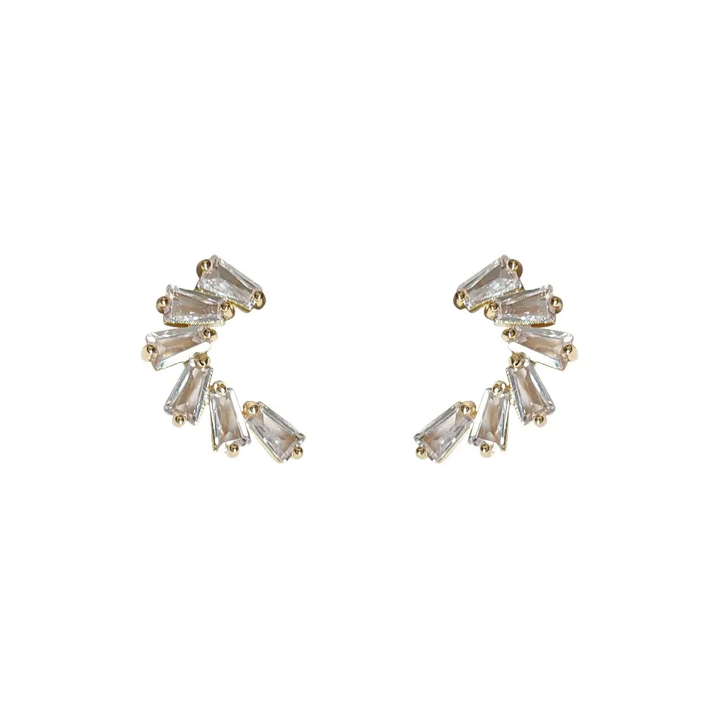 Light Luxury Zircon Earrings for Women Wholesale - Image 5