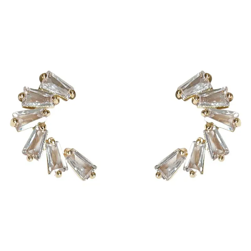 Light Luxury Zircon Earrings for Women Wholesale