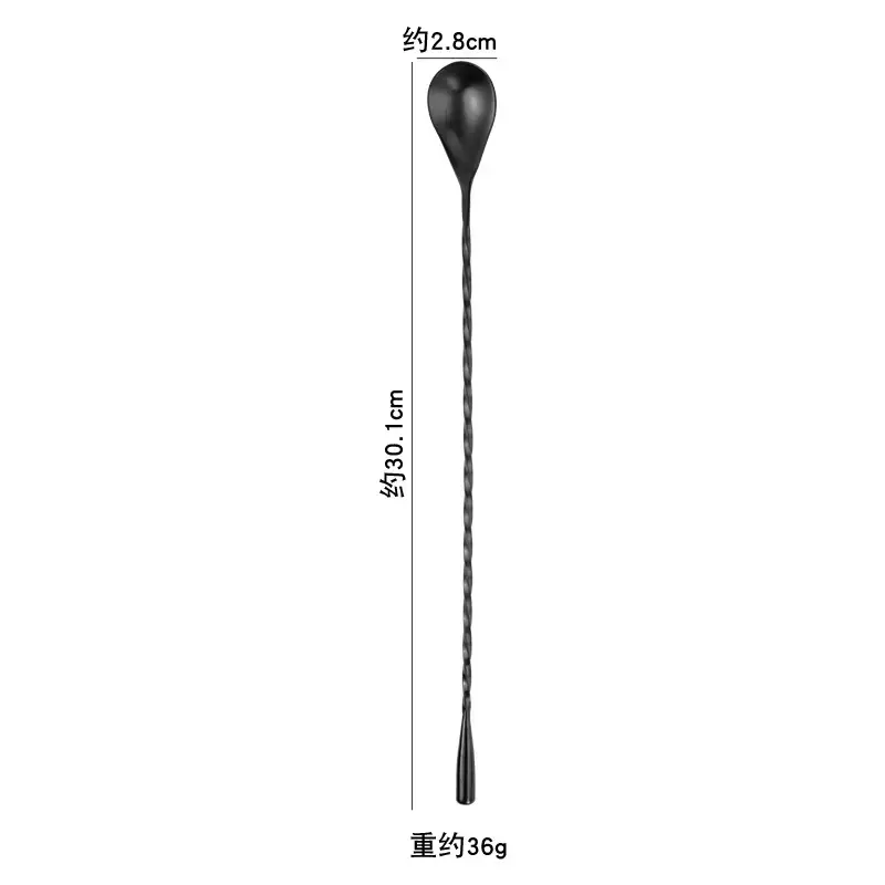 304 Stainless Steel Water Drop Spoon 33cm - Image 5