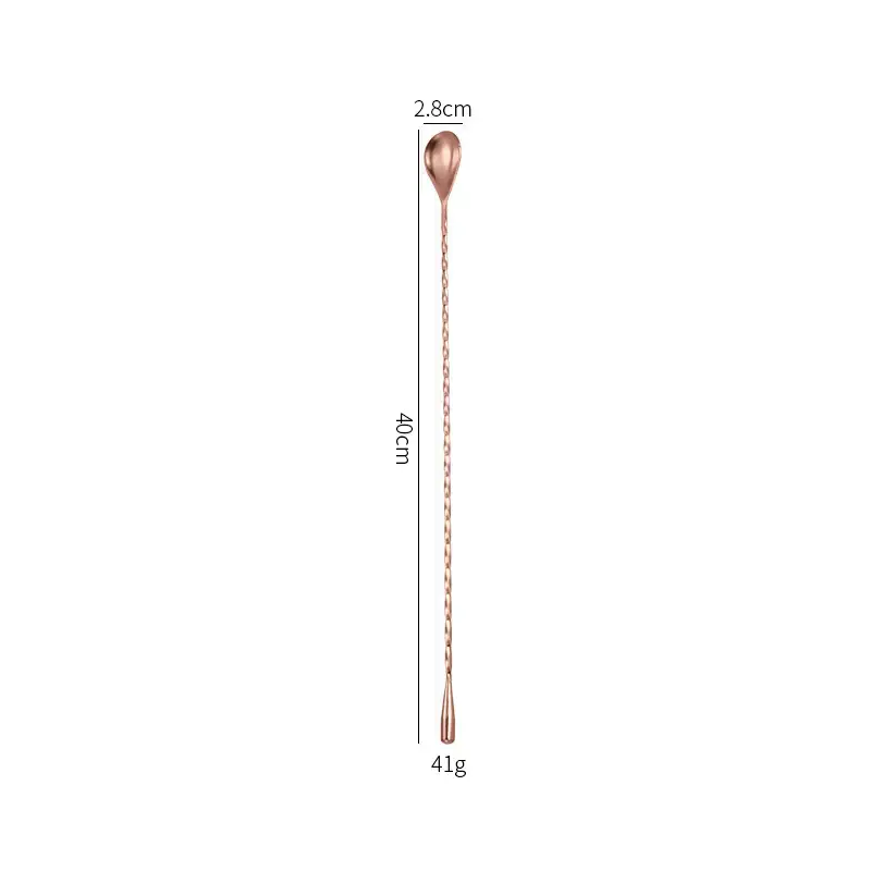 304 Stainless Steel Water Drop Spoon 33cm - Image 8