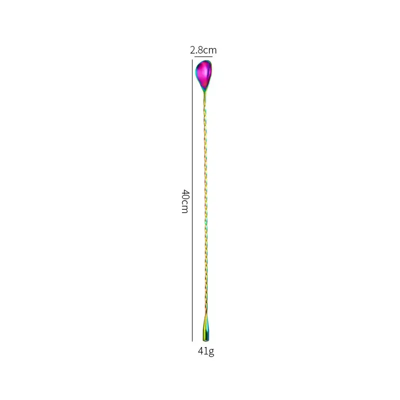 304 Stainless Steel Water Drop Spoon 33cm - Image 9