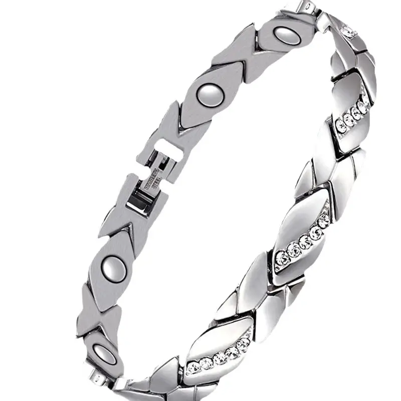 Gold Leaf Brushed Magnet Bracelet for Women - Image 15