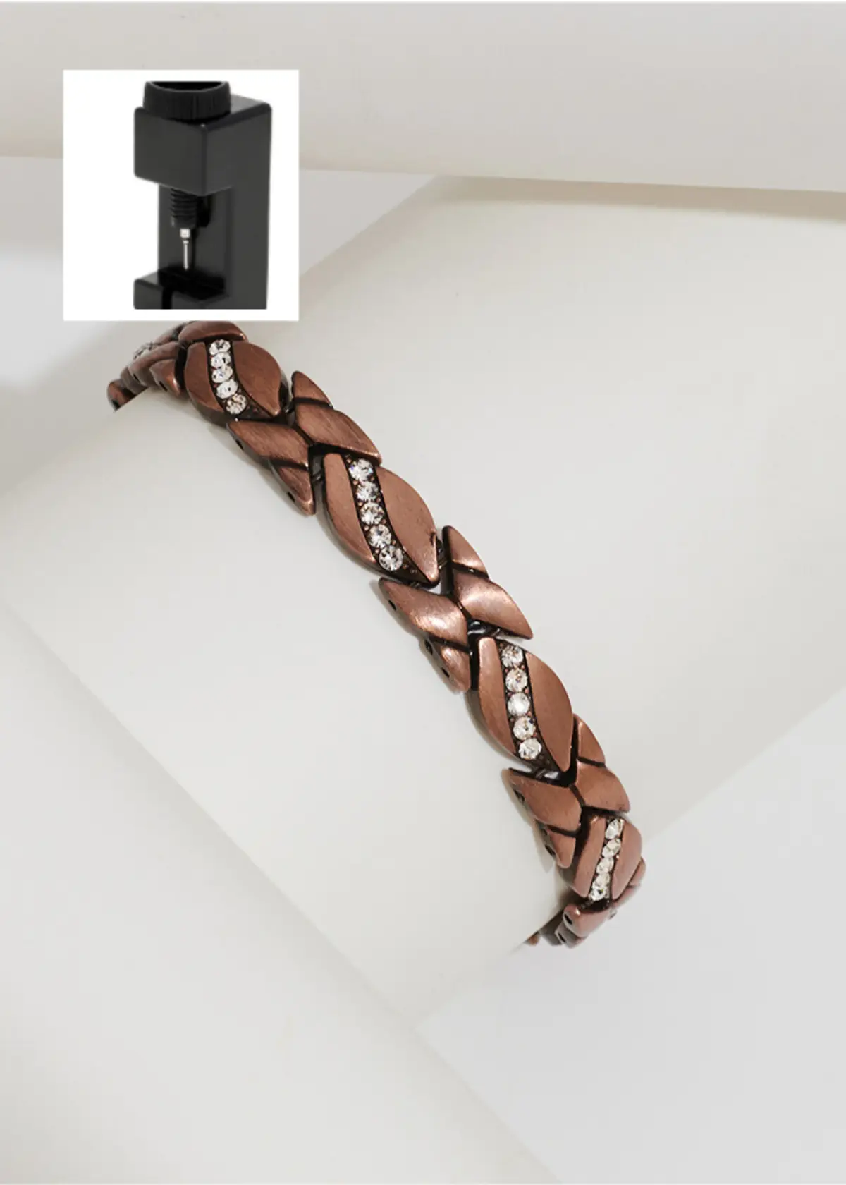 Gold Leaf Brushed Magnet Bracelet for Women - Image 10