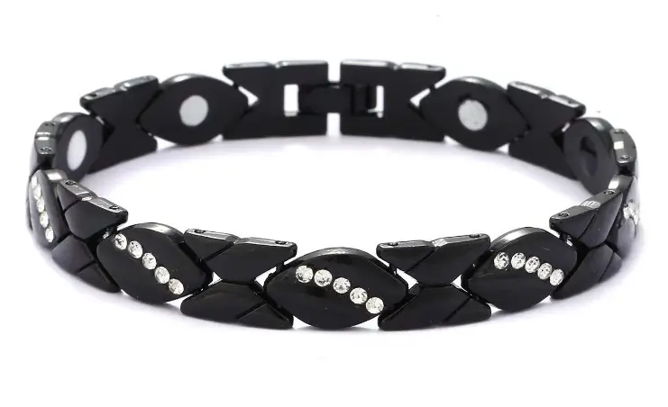 Gold Leaf Brushed Magnet Bracelet for Women - Image 5