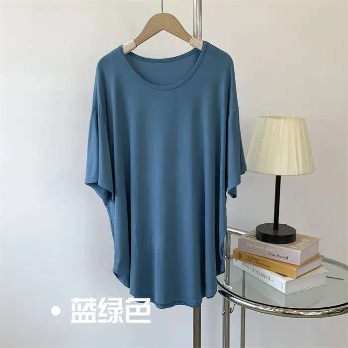 Women Loose Fit T-Shirt Brown Medium Size — feature 24