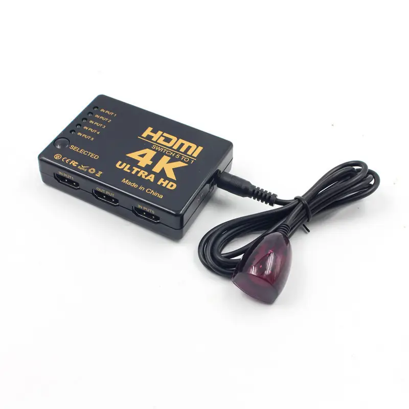 Cross-Border HD TV Switcher Three-in-One with Remote - Image 5