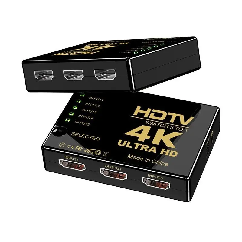 Cross-Border HD TV Switcher Three-in-One with Remote - Image 7