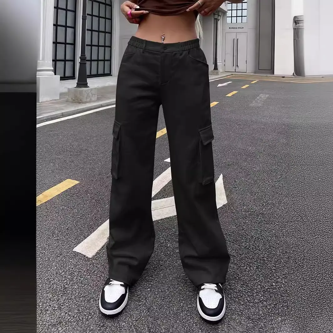 2023 Women's Loose Fit Multi-Pocket Casual Pants - Image 6