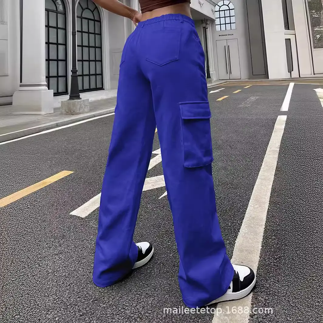 2023 Women's Loose Fit Multi-Pocket Casual Pants - Image 7