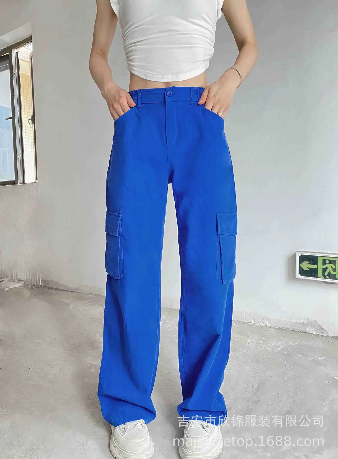 2023 Women's Loose Fit Multi-Pocket Casual Pants - Image 4