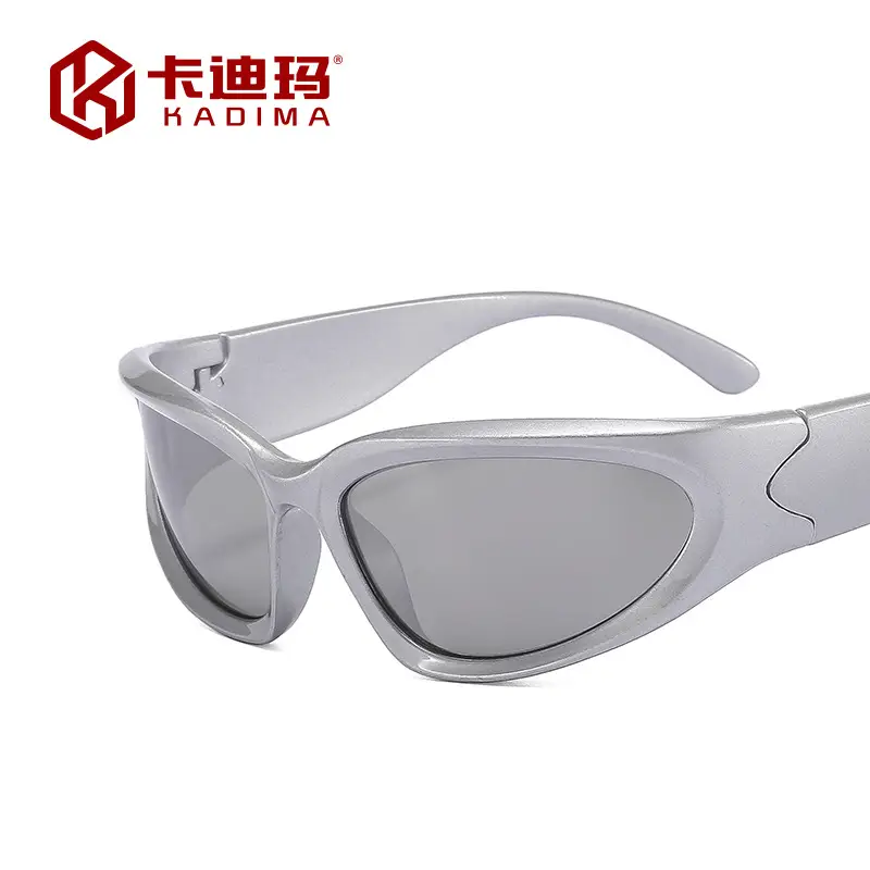 Millennium Future Cyberpunk Sunglasses White UV400