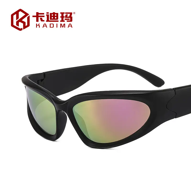 Millennium Future Cyberpunk Sunglasses White UV400