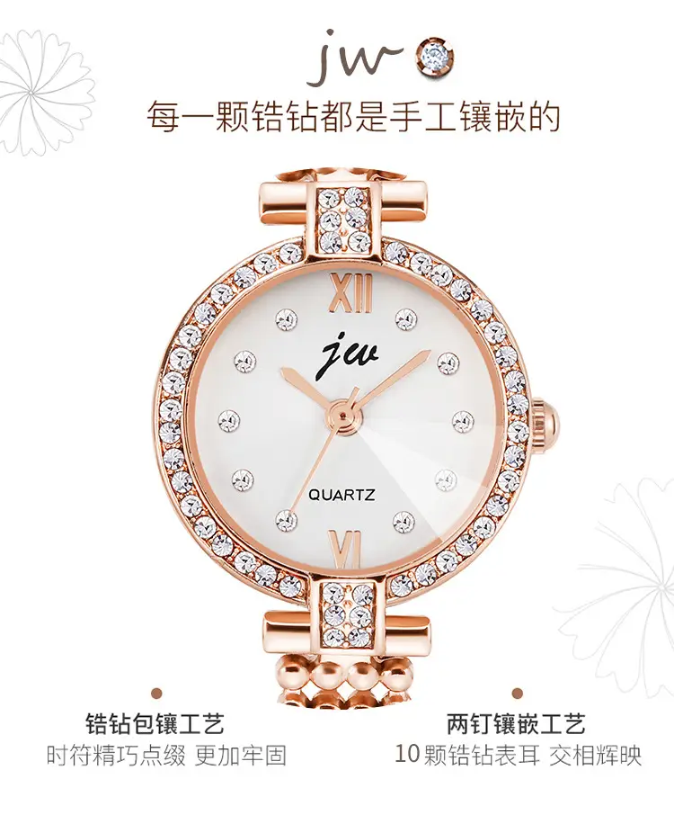 JW Ladies Rose Gold Quartz Watch Small — feature 4