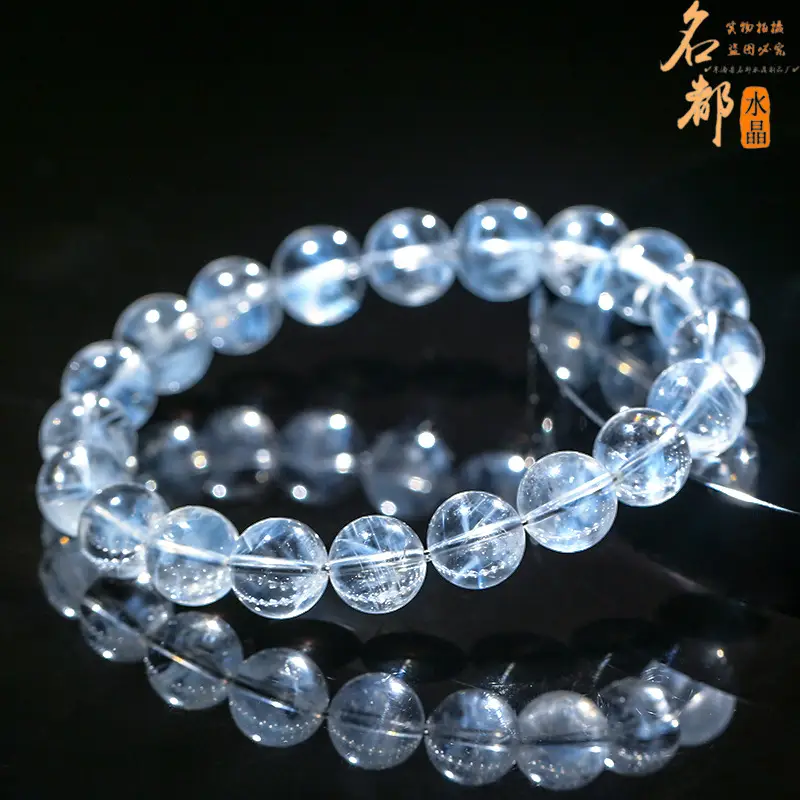 Natural Blue Crystal Needle Bracelet 7A - Image 5
