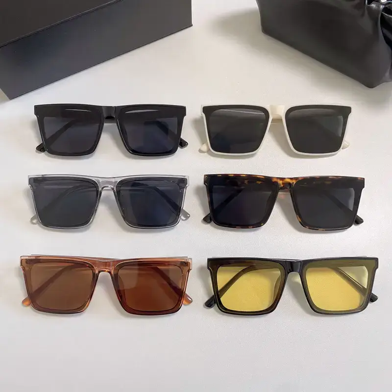 Korean Version Sunglasses Men Women Retro Brown Wholesale - Image 8