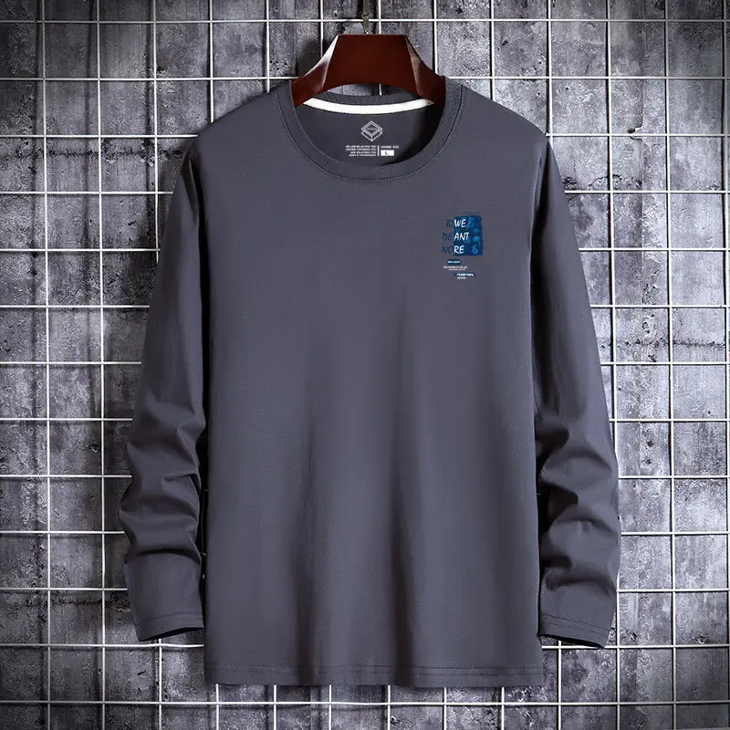 Men Long Sleeve T-Shirt Mint Green 2026 Spring - Image 5