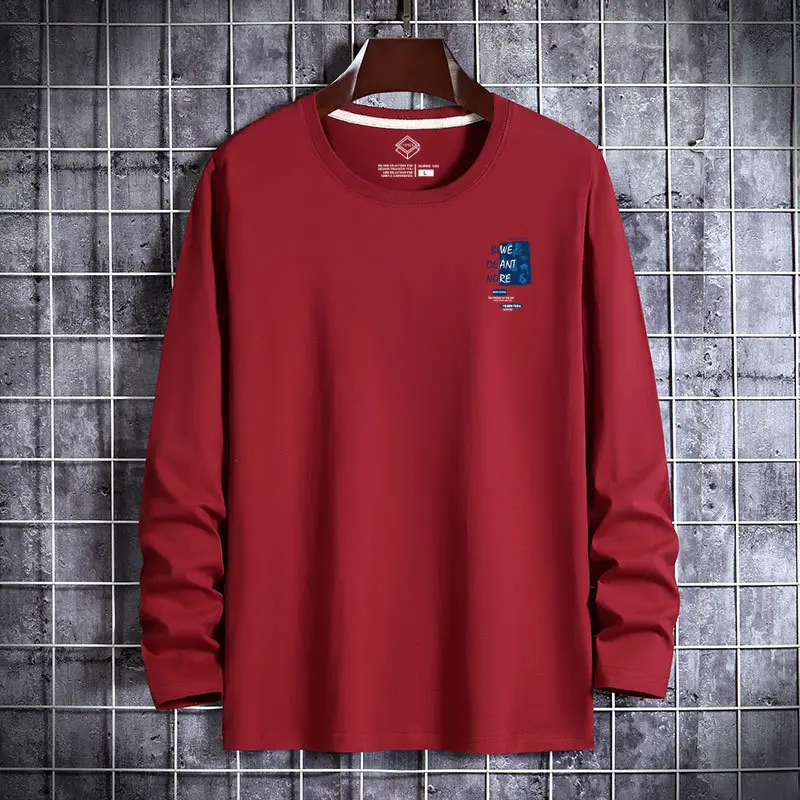 Men Long Sleeve T-Shirt Mint Green 2026 Spring - Image 6