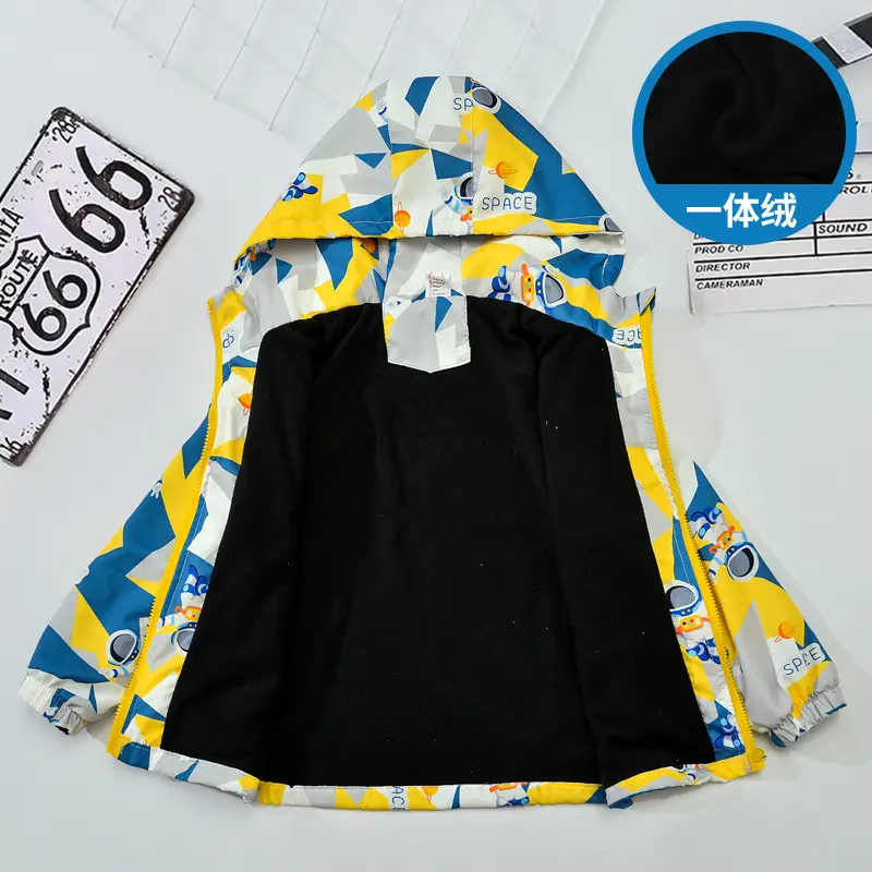 Boys Velvet Jacket Black Blue Yellow 2025 Medium Large - Image 6