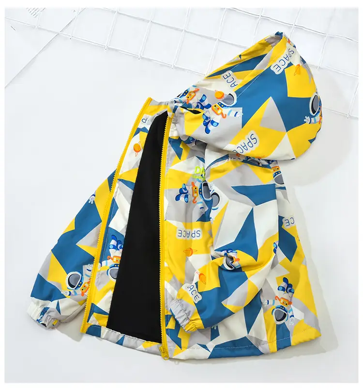 Boys Velvet Jacket Black Blue Yellow 2025 Medium Large — feature 10