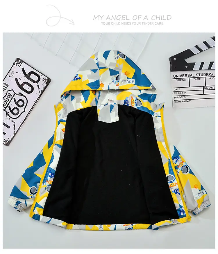 Boys Velvet Jacket Black Blue Yellow 2025 Medium Large — feature 11
