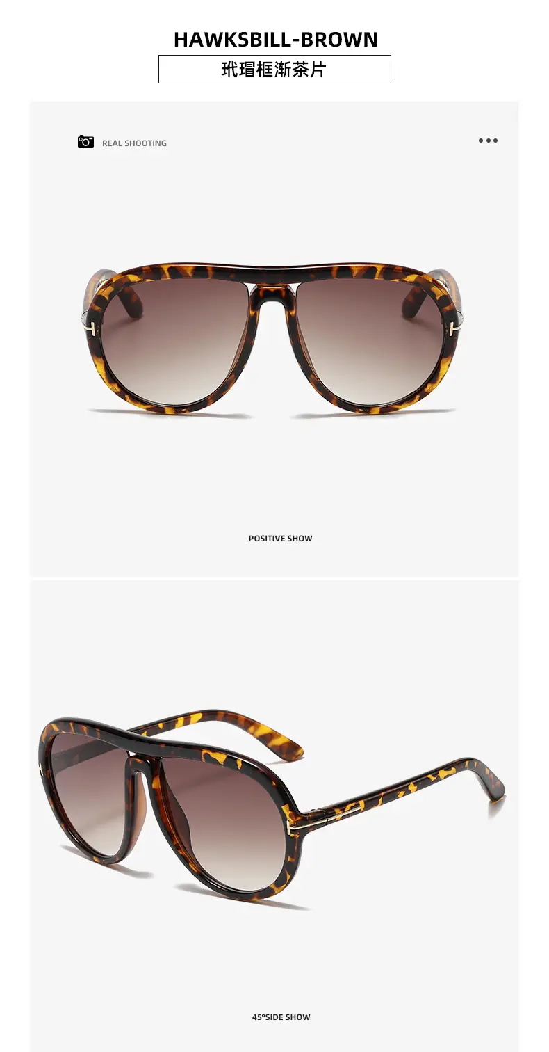 Black Blue Brown Cross-Border Sunglasses for Men Women — feature 17