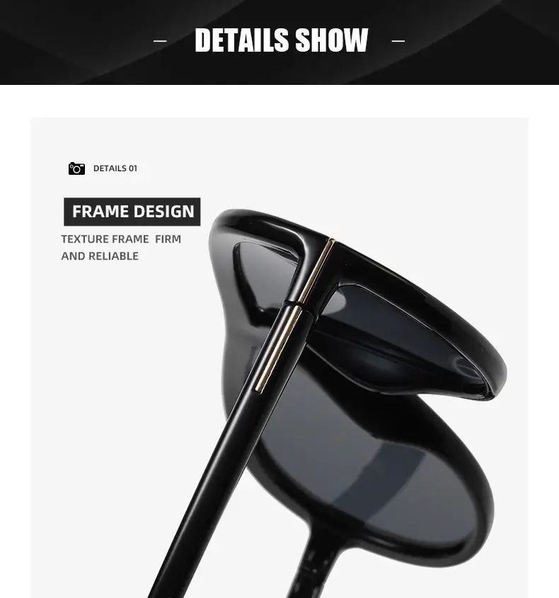 Black Blue Brown Cross-Border Sunglasses for Men Women — feature 22