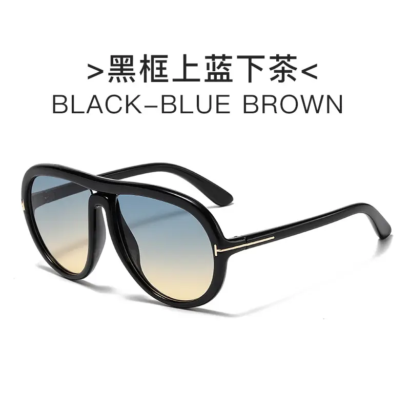 Blue on black frame and yellow on top