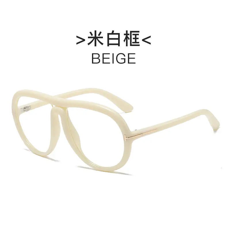 Beige frame transparent sheet