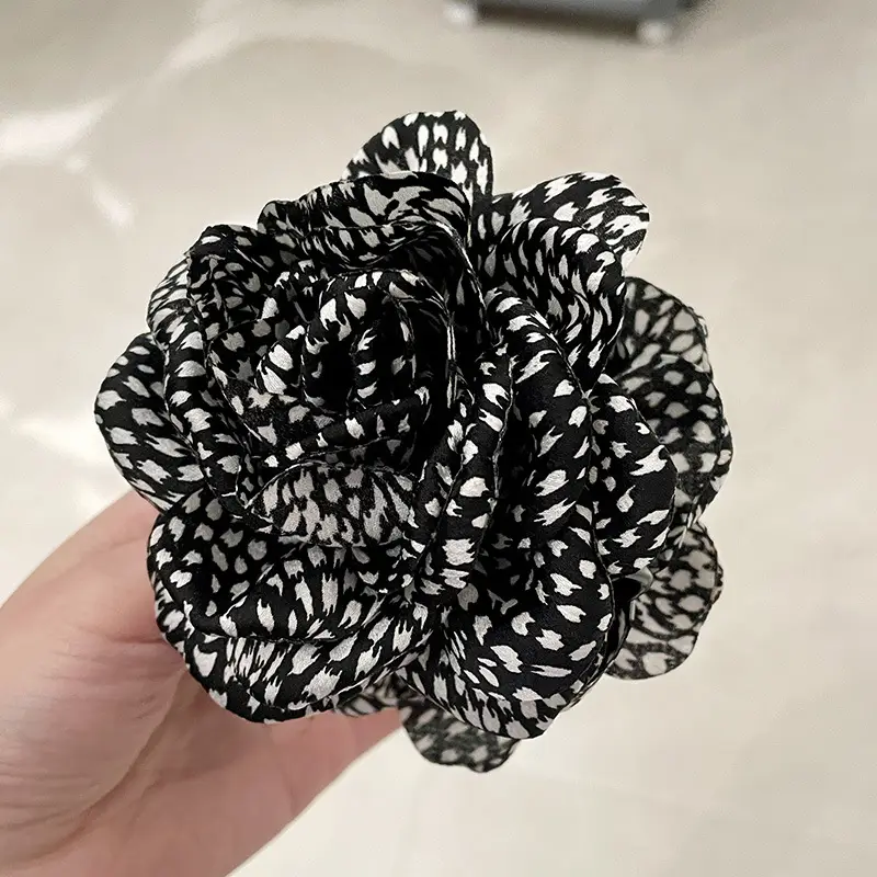 Black Velvet Bow Hairpin for Women Summer - Image 24