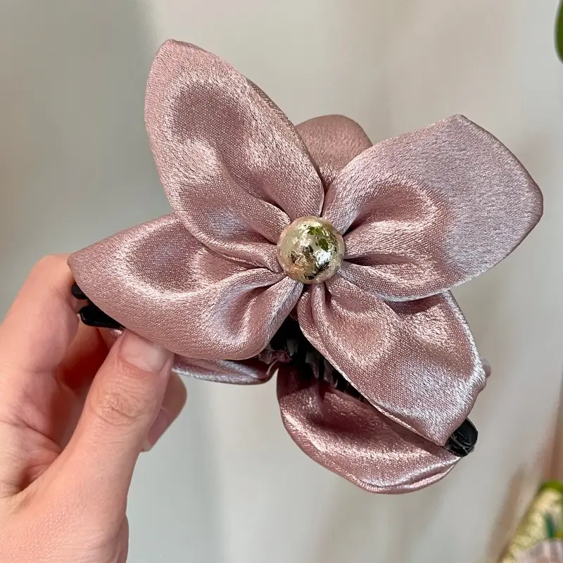 Black Velvet Bow Hairpin for Women Summer - Image 28