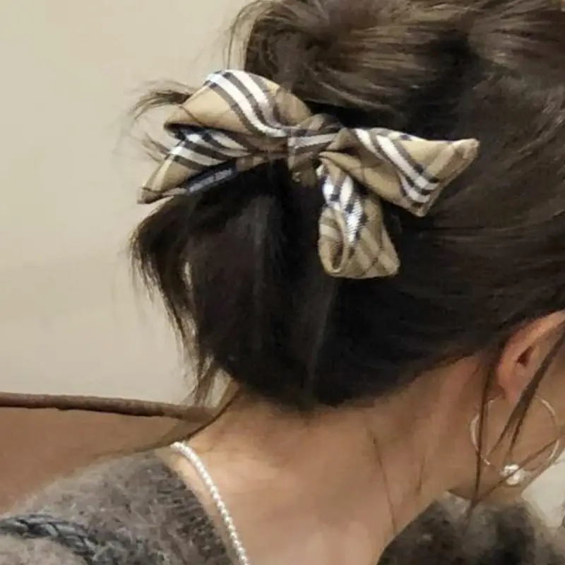 Black Velvet Bow Hairpin for Women Summer - Image 36