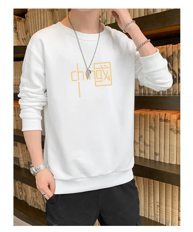 Men Blue Graphic Crew Neck Sweatshirt — feature 9