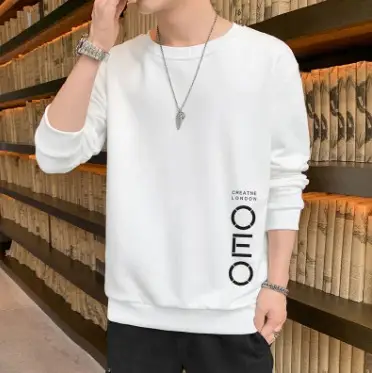 Men Blue Graphic Crew Neck Sweatshirt - Image 13