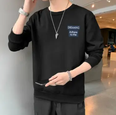 Men Blue Graphic Crew Neck Sweatshirt - Image 18