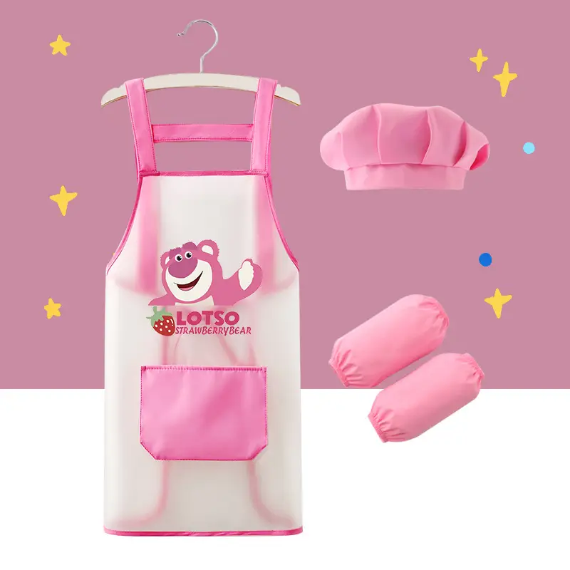 Waterproof Kids Apron with Doraemon Design - Image 11