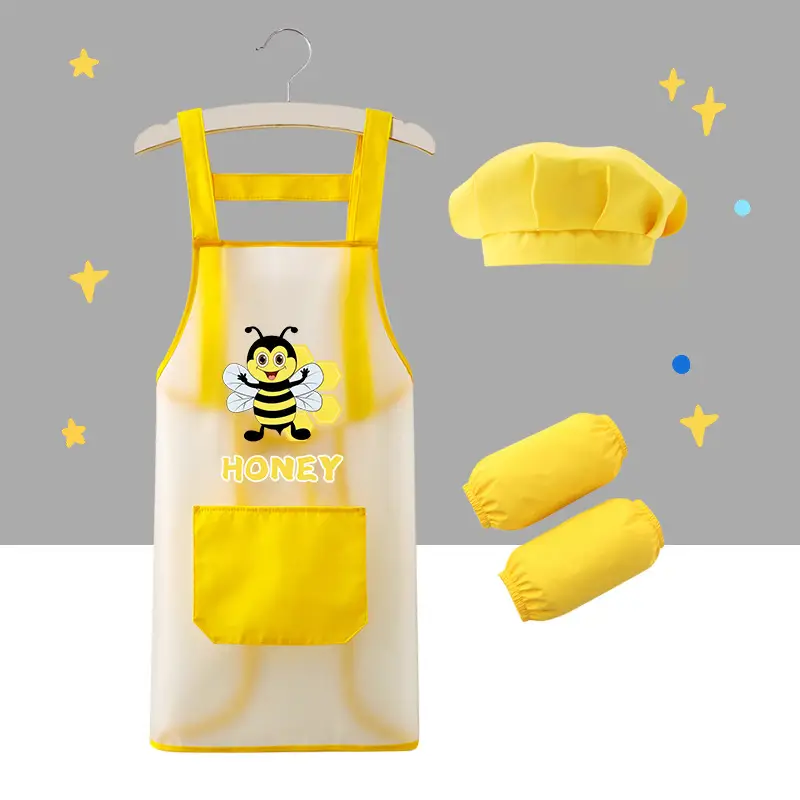 Waterproof Kids Apron with Doraemon Design - Image 14