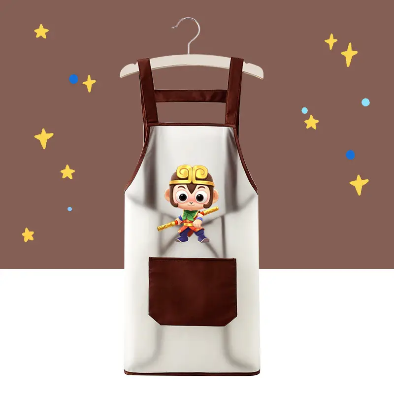 Waterproof Kids Apron with Doraemon Design - Image 5