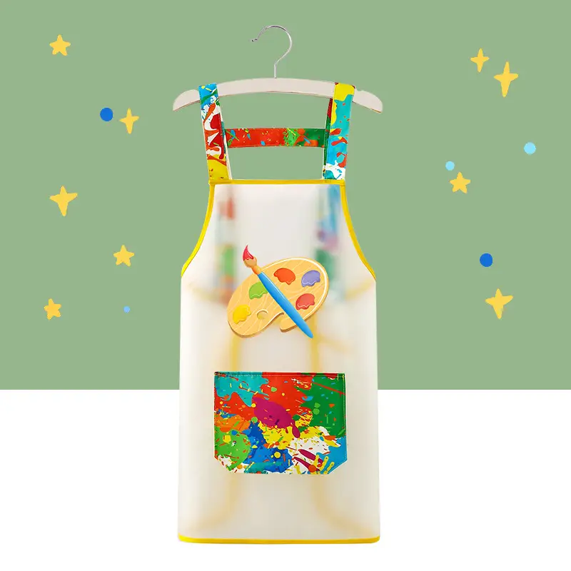 Waterproof Kids Apron with Doraemon Design - Image 7