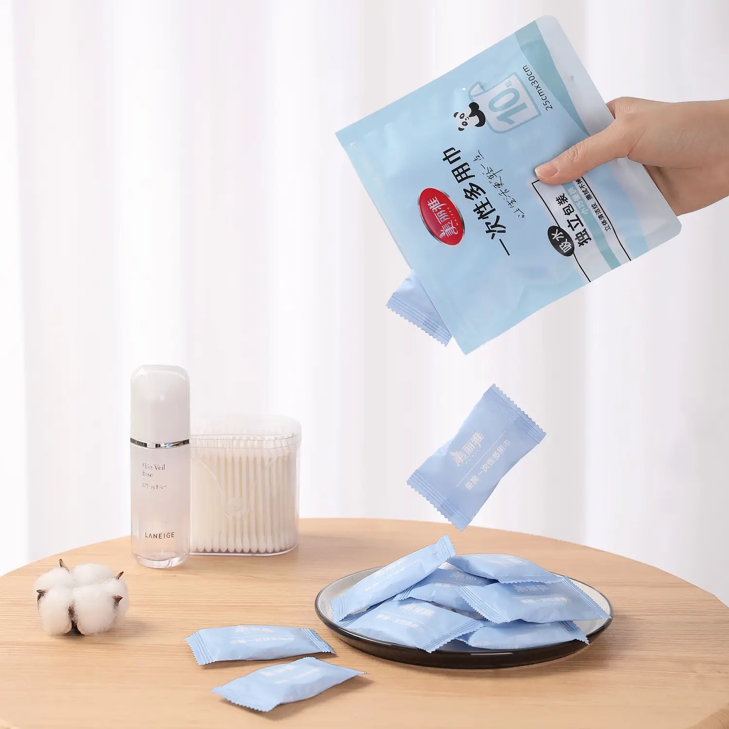 Meiliya Disposable Towel Travel Cleansing Makeup Remover Multi-Purpose - Image 4