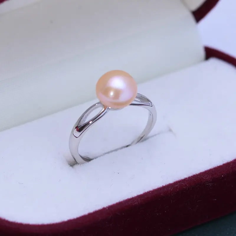 8-9mm Pearl Adjustable 14K Gold Ring - Image 3