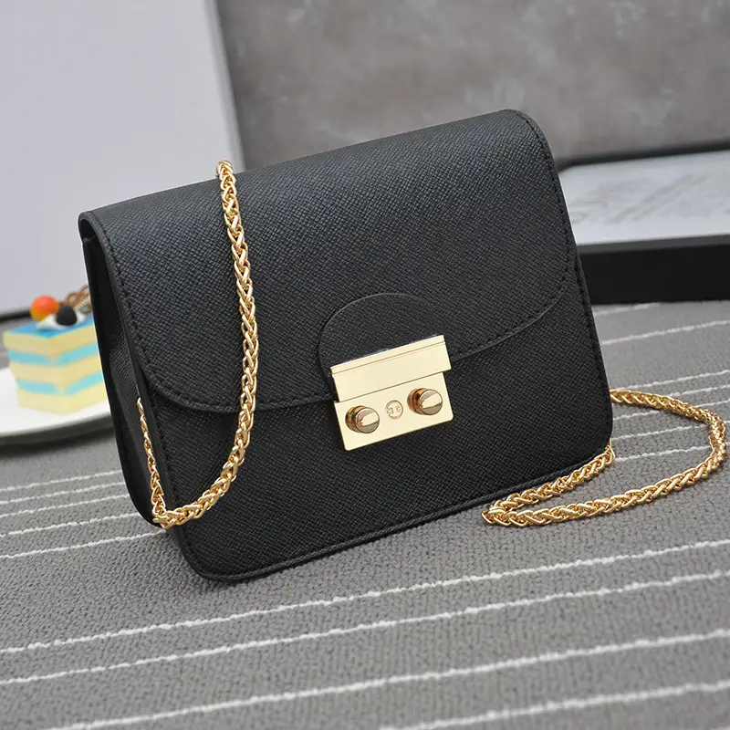 Black Small Square Chain Bag for Women 2025 - Image 8