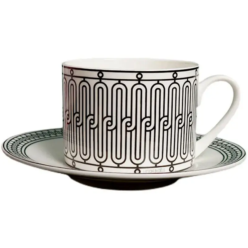 Trendy Bone China Coffee Cup Set with Saucer - Image 11