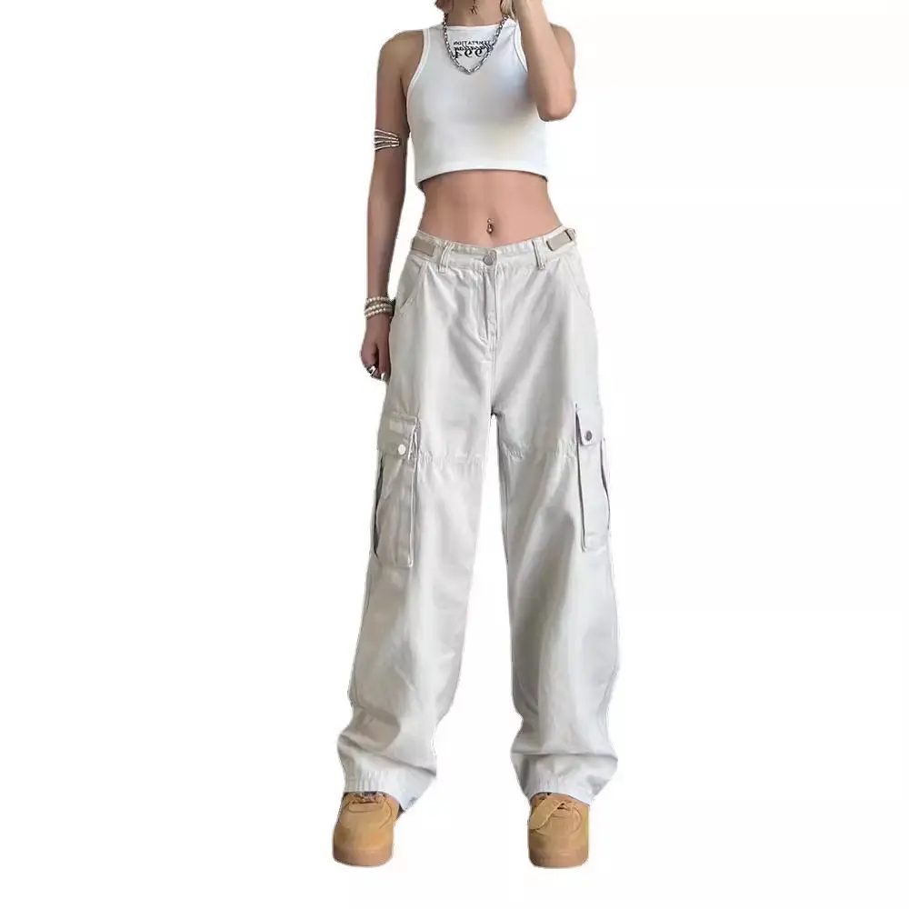 American Street Trendy Pants for Men Women Autumn Slimming High Waist - Image 6