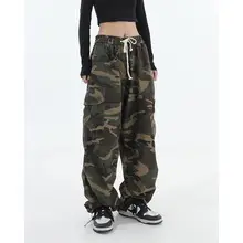 American Street Trendy Pants for Men Women Autumn Slimming High Waist — feature 13