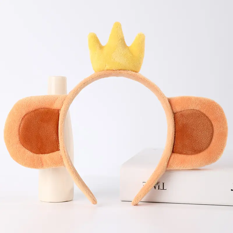 Plush Banana Monkey Headband Set for Girls - Image 7