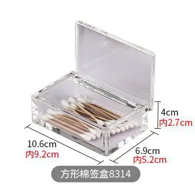 Clear Acrylic Guest Room Storage Box with 3 Grids - Image 9