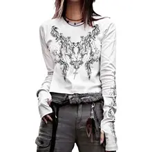 Hot Girl Tops for Women in Autumn Winter Short European American Niche Sexy Bottoming Shirts Unique Design Tight T-Shirts Trbottomy — feature 19